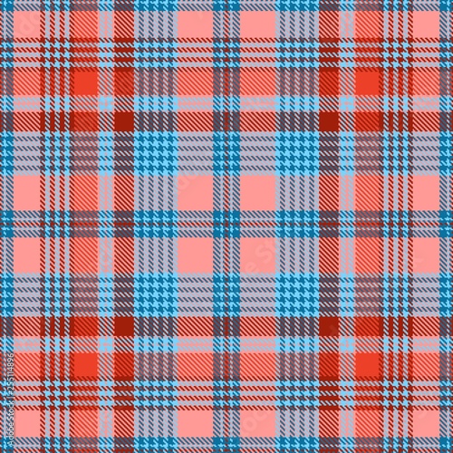 Tartan, plaid pattern seamless vector illustration. Checkered texture for clothing fabric prints, web design, home textile.