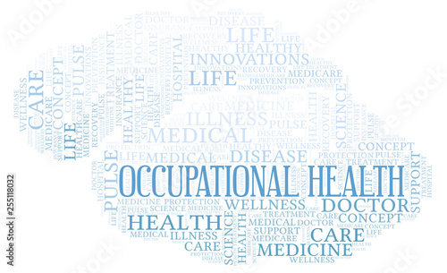 Occupational Health word cl...
