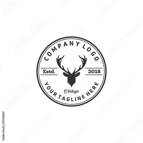 deer logo designs inspirations, hunting club logo