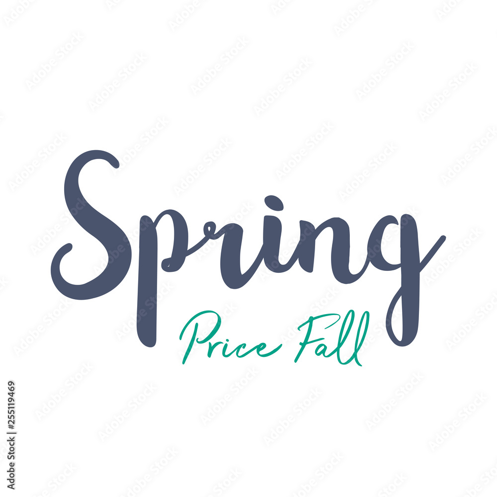 Spring Text Sign Spring Text Sign