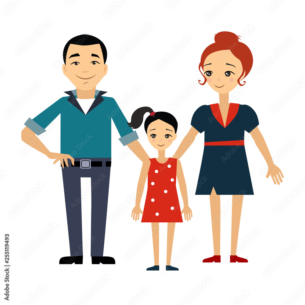 Family and Education Insurance Vector Illustartion