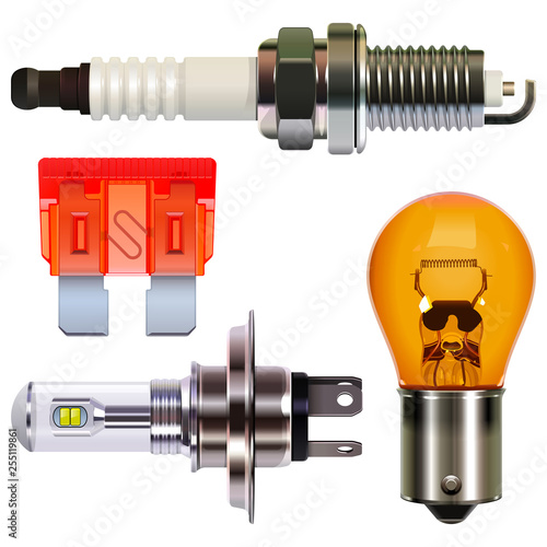 Vector Car Parts Set 2