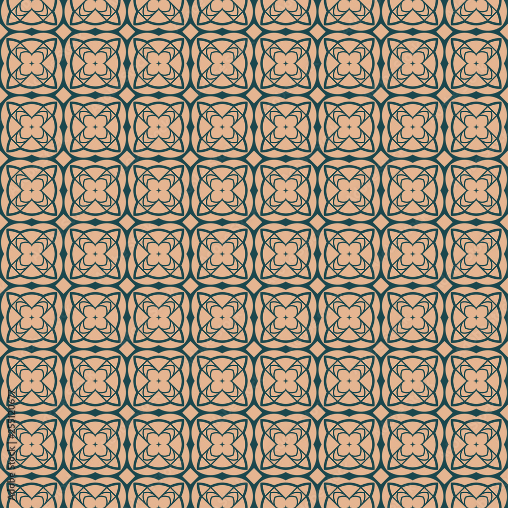 Seamless Geometric Backgrounds. Vector Illustration. Hand Drawn Wrap Wallpaper, Cover Fabric, Cloth Textile Design. Beige color