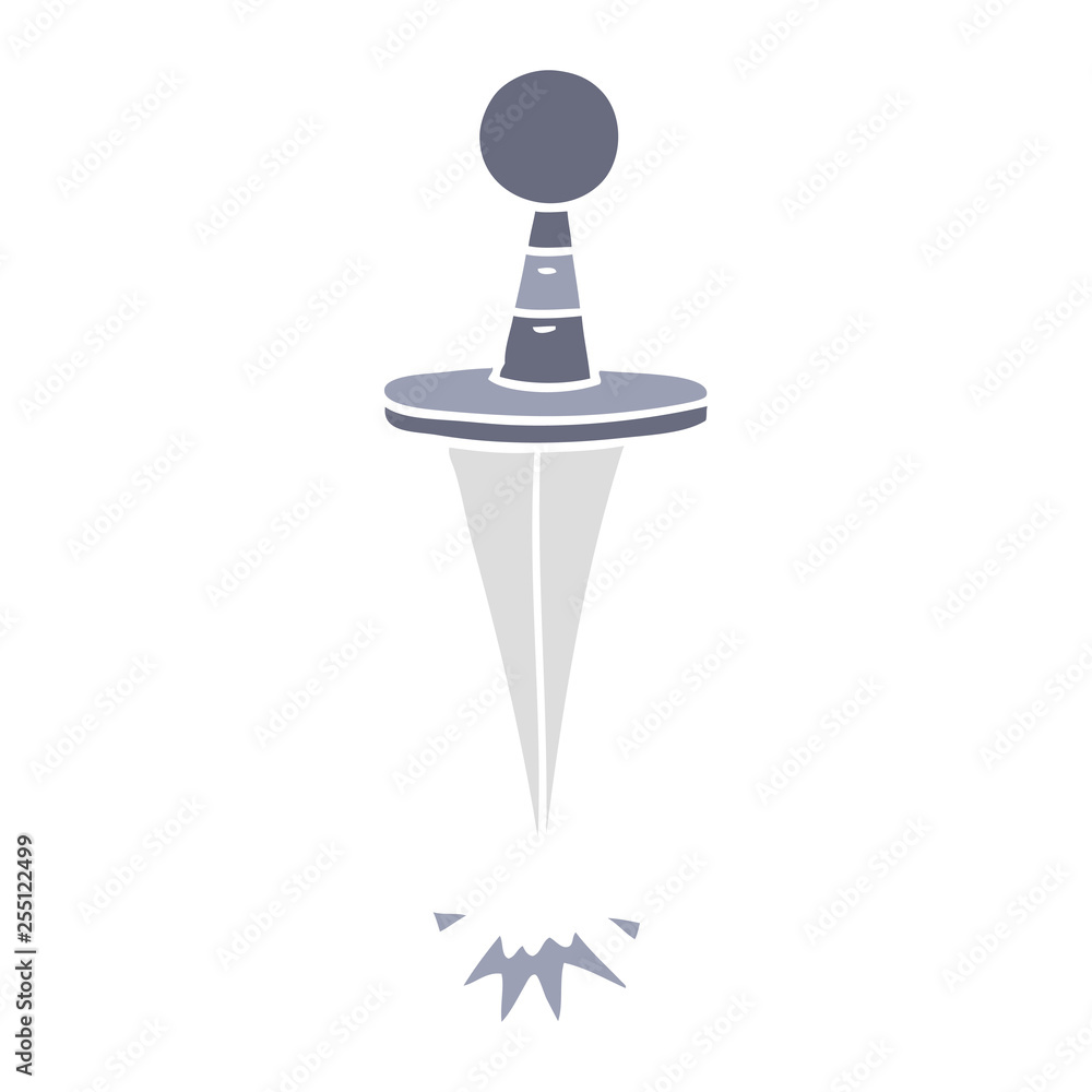 cartoon doodle of a small dagger cartoon doodle of a small dagger
