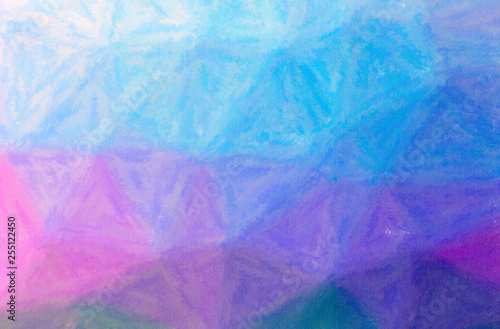 Abstract illustration of blue, purple Wax Crayon background