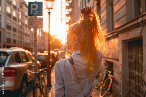 portrait of a young woman in berlin 