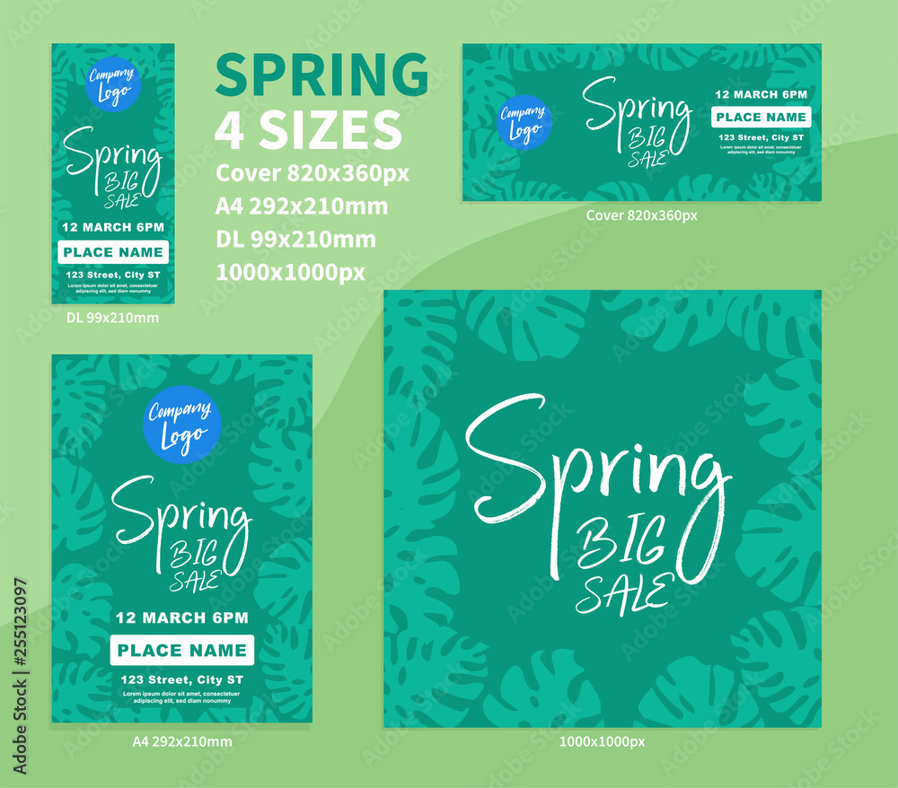 Spring Background Pack