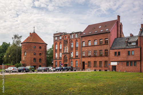 Fototapeta Naklejka Na Ścianę i Meble -  Old building  in Braniewo, Warminsko-Mazurskie, Poland