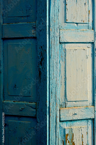 old blue shutters © Mihail