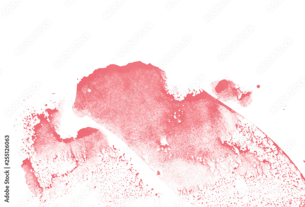 coral pink and white paint brush strokes background 