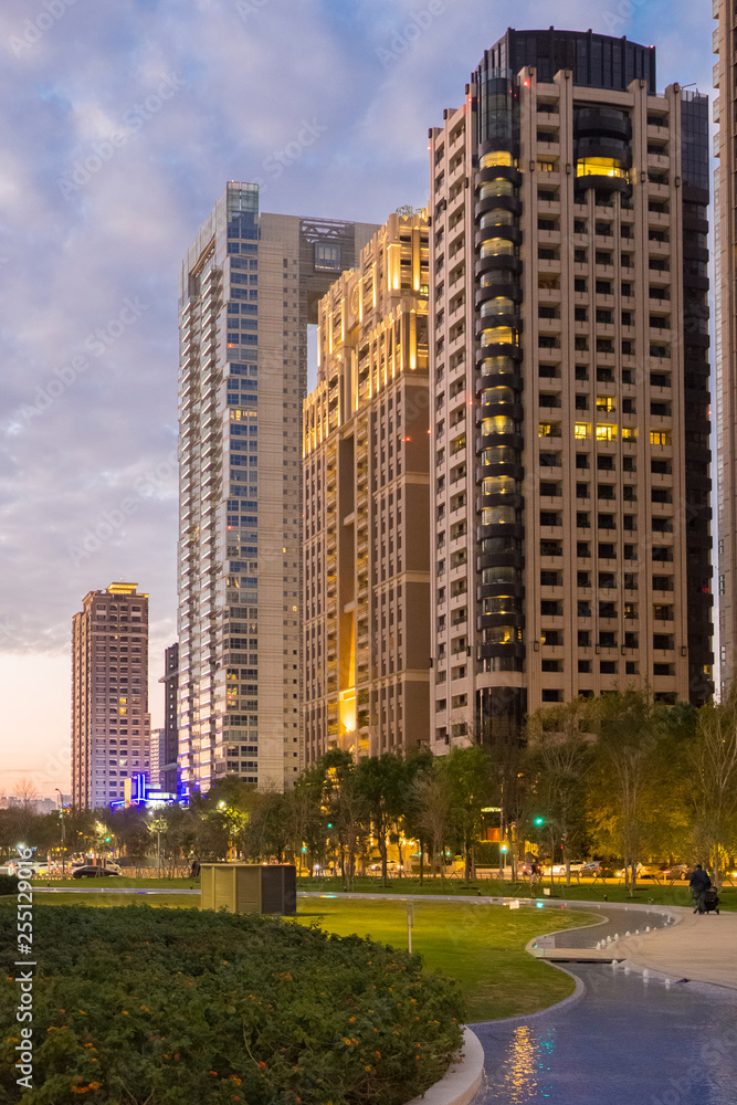 Obraz premium city at night