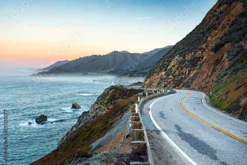 Paxific coast Highway in Monterey southern region, Northern California, USA