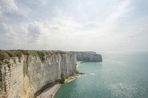 natural cliffs in Etretat