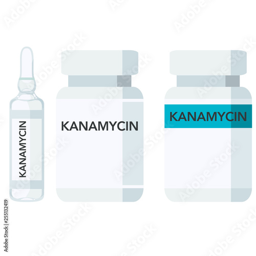 Vancomycin is an antibiotic used to treat a number of bacterial infections, bottle of pills. photo