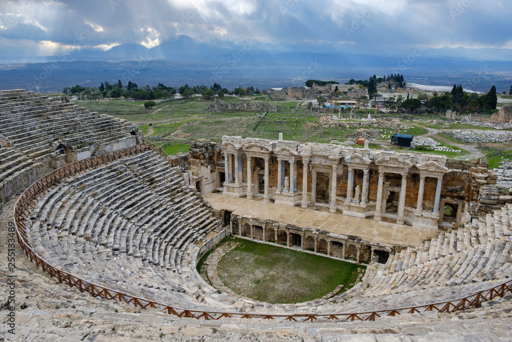 The odeon (theater) of Hierapolis, Pamukkale, Turkey
