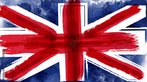 Grunge flag of the United Kingdom