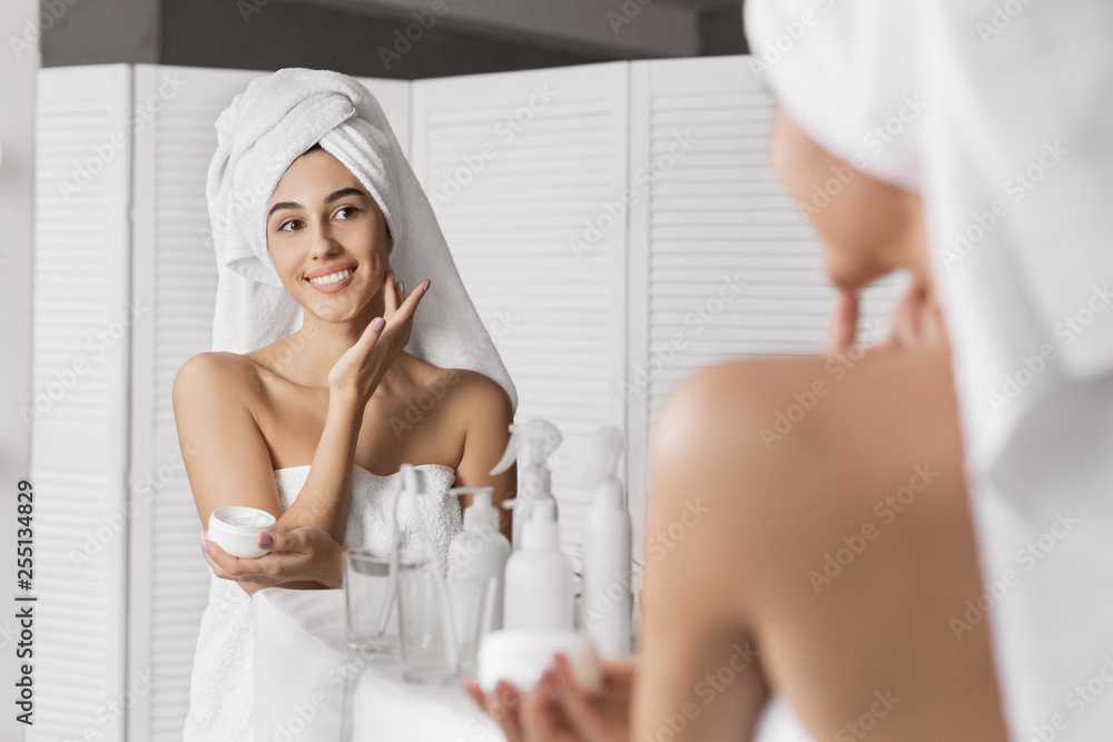 Everyday facial treatment concept Everyday facial treatment concept