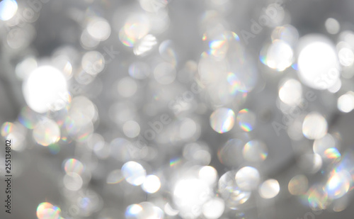 Abstract lighting Bokeh defocused background from cristal light