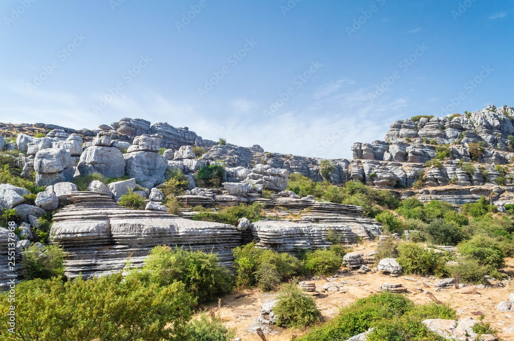 El Torcal rock formations, Andalusia, Spain
