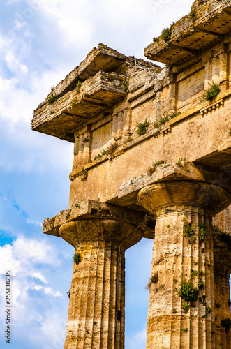Paestum , Temple of Neptune or Hera II. Italy