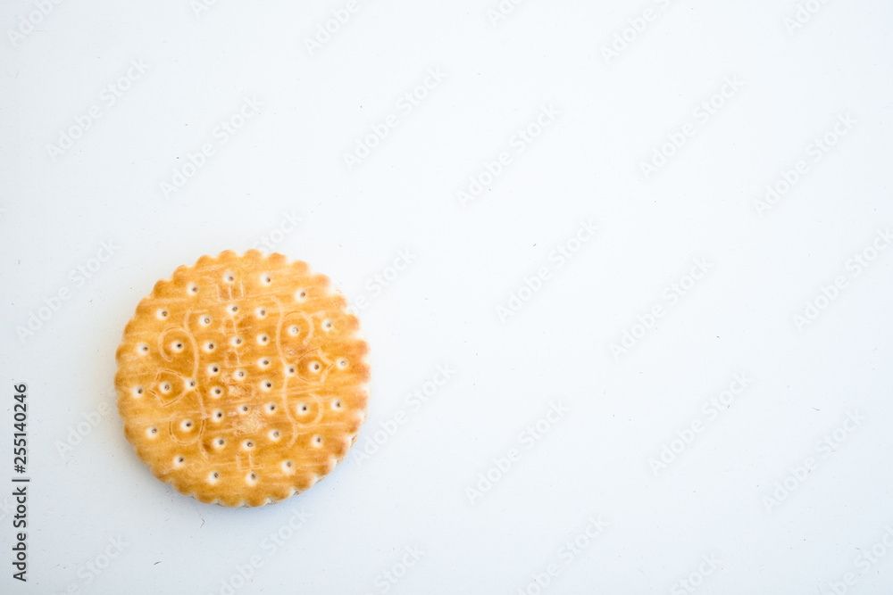 Cookie on a white ground Cookie on a white ground