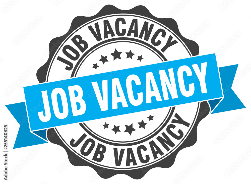 Fototapeta premium job vacancy stamp. sign. seal