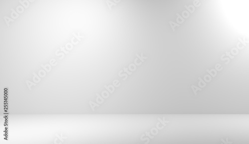 Wallpaper Mural Abstract luxury white gradient background used for display product ad and website template, 3D illustration.  Torontodigital.ca