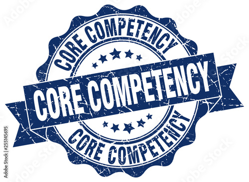 core competency stamp. sign. seal