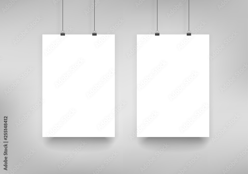 Paper card on white wall Paper card on white wall