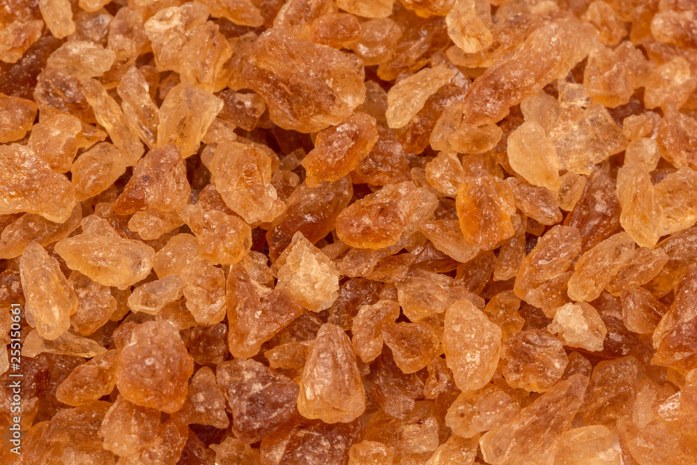 Background close-up of sweet rock sugar Background close-up of sweet rock sugar