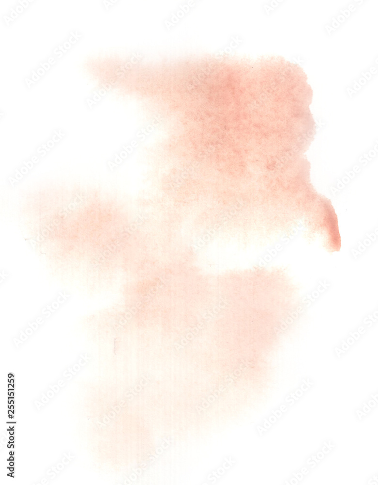 watercolor illustration of light pink background
