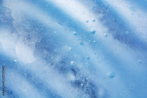 The texture of the ice. The...