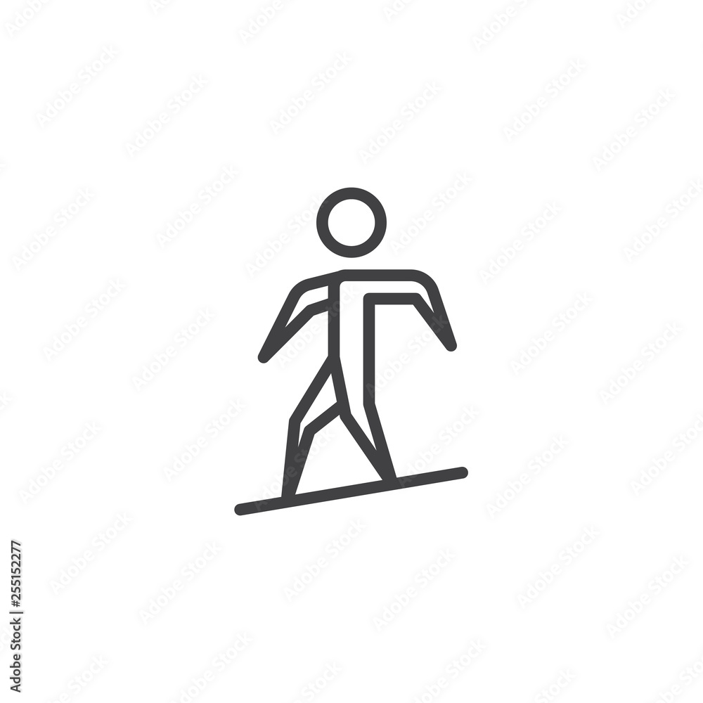 Man snowboarding line icon. linear style sign for mobile concept and web design. Snowboarder riding on snowboard outline vector icon. Winter sports symbol, logo illustration. Pixel perfect vector Man snowboarding line icon. linear style sign for mobile concept and web design. Snowboarder riding on snowboard outline vector icon. Winter sports symbol, logo illustration. Pixel perfect vector