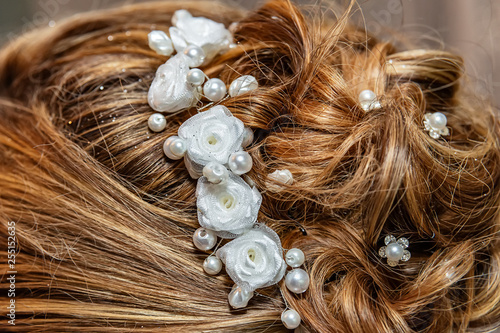 Beautiful wedding handmade hair decorate