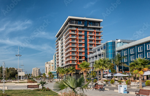 City center central of Vlore in coastal Albania Albania