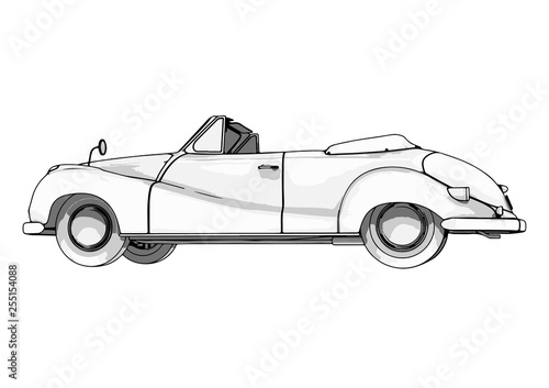 sports retro car vector © Dzmitry