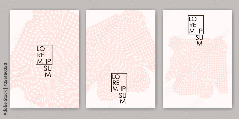 Geometric backgrounds set. Geometric backgrounds set.
