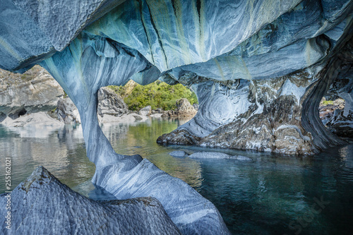 Cuevas de Mármol, Carretera Austral, lago General Carrera, Puerto Tranquilo, Chile photo