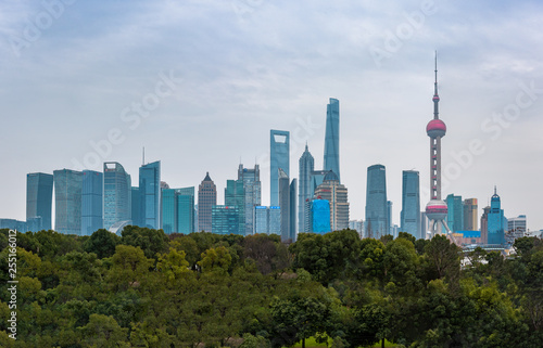 High-rise buildings in Lujiazui, Shanghai © Weiming