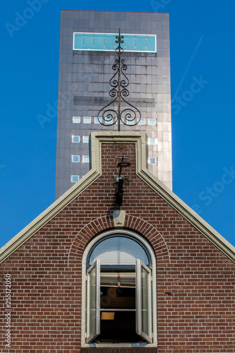 Old and new building in one shot (Leeuwarden)
