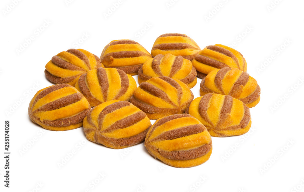 striped cookies isolated striped cookies isolated