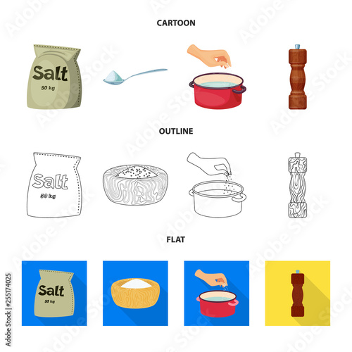 Vector illustration of cooking and sea logo. Set of cooking and baking   stock vector illustration.