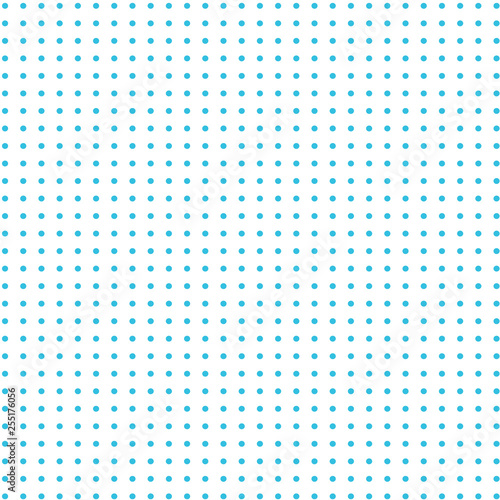 Turquoise dots on white background 