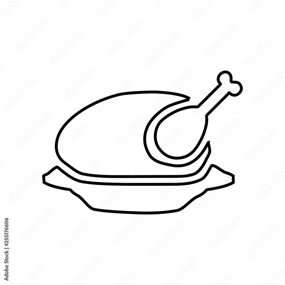 Turkey food icon Turkey food icon