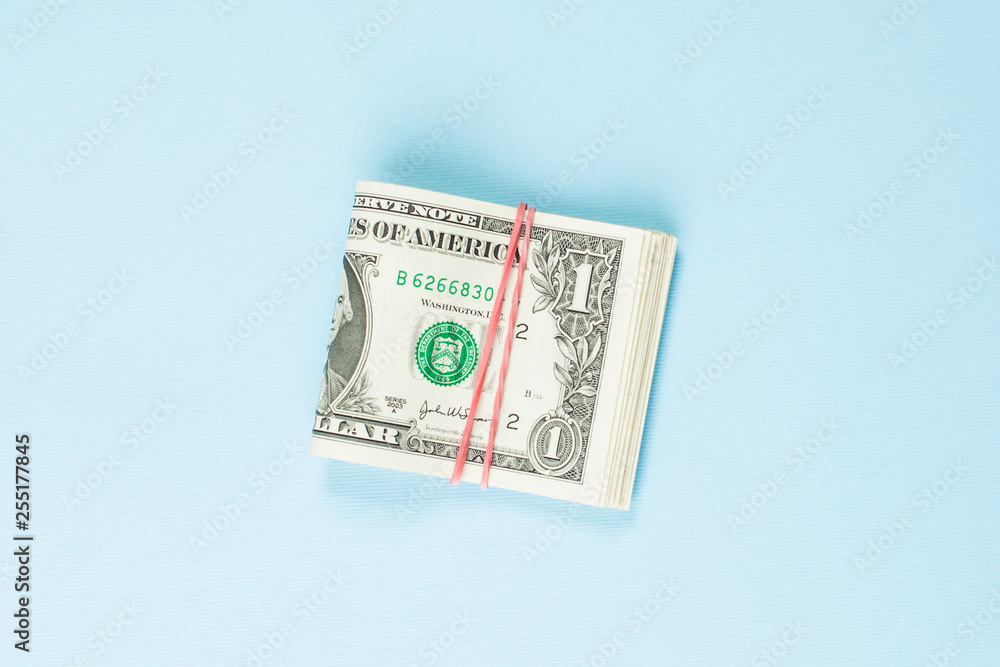 One US dollar money cash. 1 dollars banknote One US dollar money cash. 1 dollars banknote