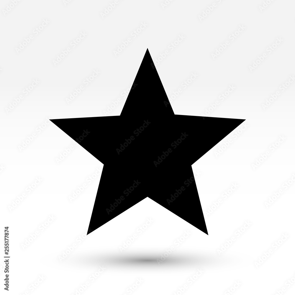Star icon. Vector illustration Star icon. Vector illustration