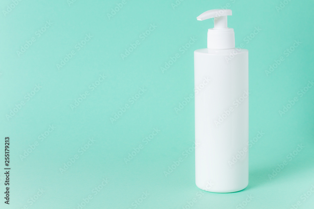 a large bottle of lotion. copy space a large bottle of lotion. copy space
