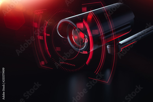 Data leakage concept. Hostile intelligence agencies infiltrates for sensitive or confidential data concept. 3D rendering