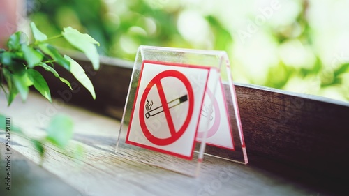 No smoking sign