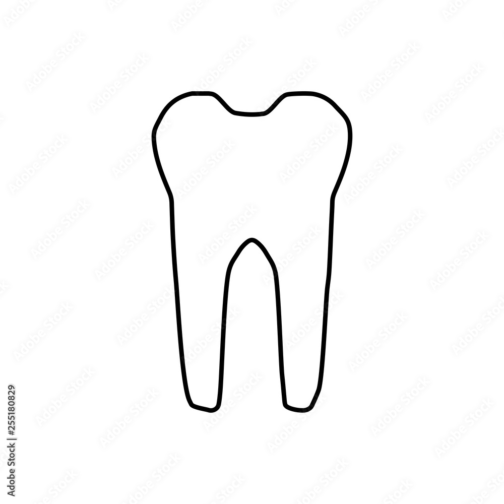 Tooth icon. Dental sign Tooth icon. Dental sign